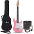 3/4 LA Electric Guitar Pink 10W Guitar Amp & Accessory Pack - Image 3
