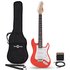 3/4 LA Electric Guitar Red Mini Guitar Amp Pack - Image 3