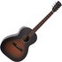Hartwood Artiste Electro Acoustic Parlour Guitar Vintage Sunburst - Image 3