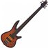 Ibanez SRF705 5-String Fretless Bass Brown Burst Flat - Image 3