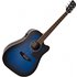 Ibanez PF15ECE Electro Acoustic Trans Blue Burst - Image 3