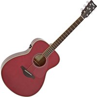 Yamaha FS-TA TransAcoustic Guitar Ruby Red