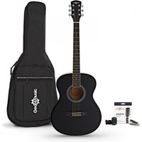Student Acoustic Guitar & Accessory Pack Black