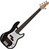 LA 5 String Bass Guitar Black - Image 3