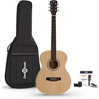 Student Acoustic Guitar & Accessory Pack Natural