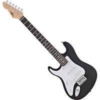 3/4 LA Left Handed Electric Guitar Black