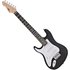 3/4 LA Left Handed Electric Guitar Black - Image 3