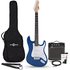 LA Electric Guitar Blue 10W Guitar Amp & Accessory Pack - Image 3