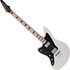 G4M 638 Left Handed Baritone VI Electric Guitar White - Image 3