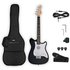 VISIONSTRING Mini Electric Guitar with In-Built Speaker Black - Image 3