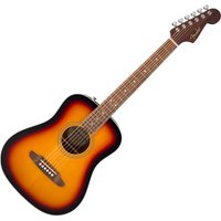 Fender California Standard Redondo Mini Acoustic Guitar with Bag Spruce Top 3-Color Sunburst