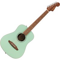 Fender California Standard Redondo Mini Acoustic Guitar with Bag Spruce Top Surf Green