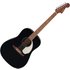Fender California Standard Redondo Acoustic Guitar Spruce Top Black - Image 3
