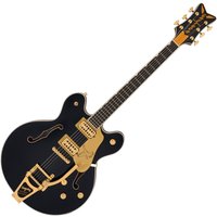 Grestch Falcon Center Block LTD with String-Thru Bigsby and Gold Hardware EB Midnight Sapphire - Image 1