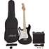Antiquity Mini ST Left Handed Guitar & Amp Pack Black - Image 3