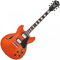 Ibanez AS73 Transparent Tangerine Flat
