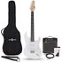 LA Electric Guitar White 10W Guitar Amp & Accessory Pack - Image 3