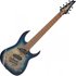 Ibanez RGMS7PB 7 String Multi Scale Cosmic Blue Star Burst - Image 3