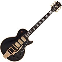 Gibson Custom 1957 Les Paul Custom Reissue 3-Pickup Bigsby VOS Ebony #751150 - Image 1