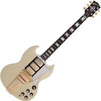 Gibson Custom 1963 Les Paul SG Custom Reissue Maestro VOS Classic White #501933