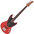Hartwood Delta Bass Guitar Orchard Red - Image 3