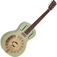 Hartwood Electro Resonator Guitar Metallic Green - Image 1