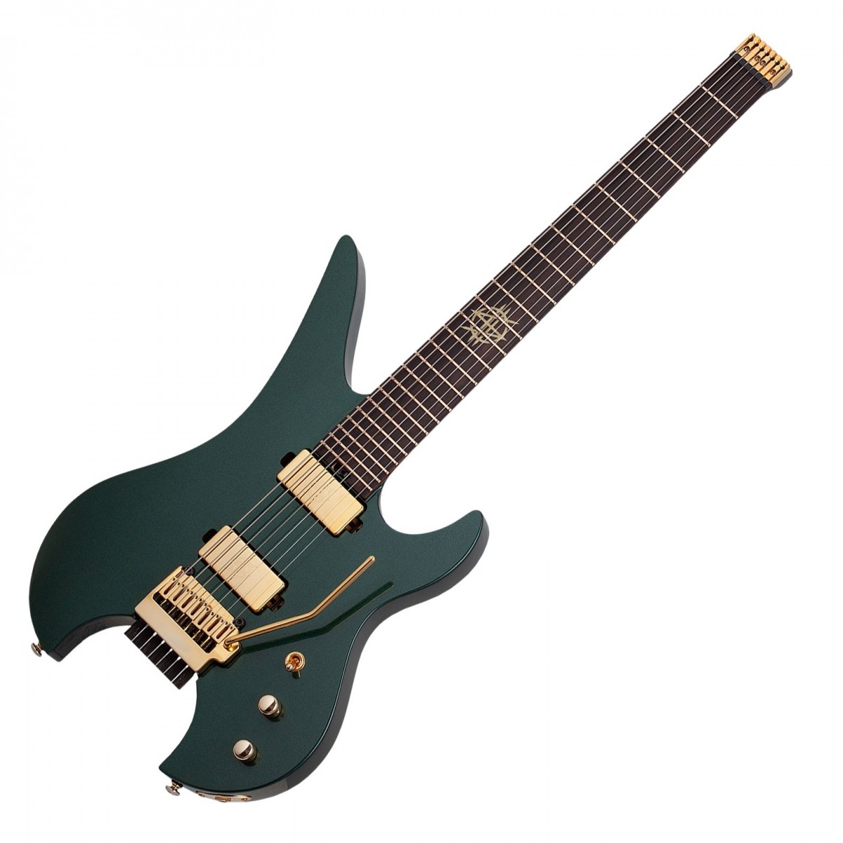 Schecter Synyster Gates Custom 7 TR Headless Oak Green Metallic - Image 2
