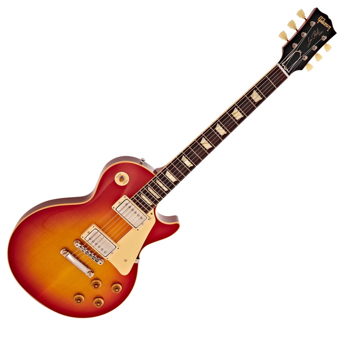 Gibson Custom 1958 Les Paul Standard Reissue Ultra Light Aged Washed Cherry Sunburst #841259 - Image 2