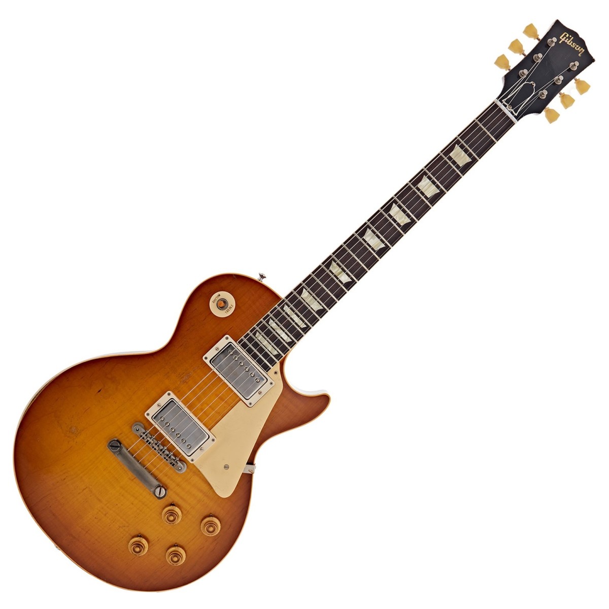 Gibson Custom 1959 Les Paul Standard Reissue Heavy Aged Golden Poppy Burst #943777 - Image 2