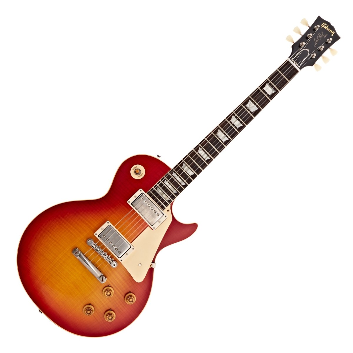 Gibson Custom 1959 Les Paul Standard Reissue VOS Washed Cherry Sunburst #943402 - Image 2