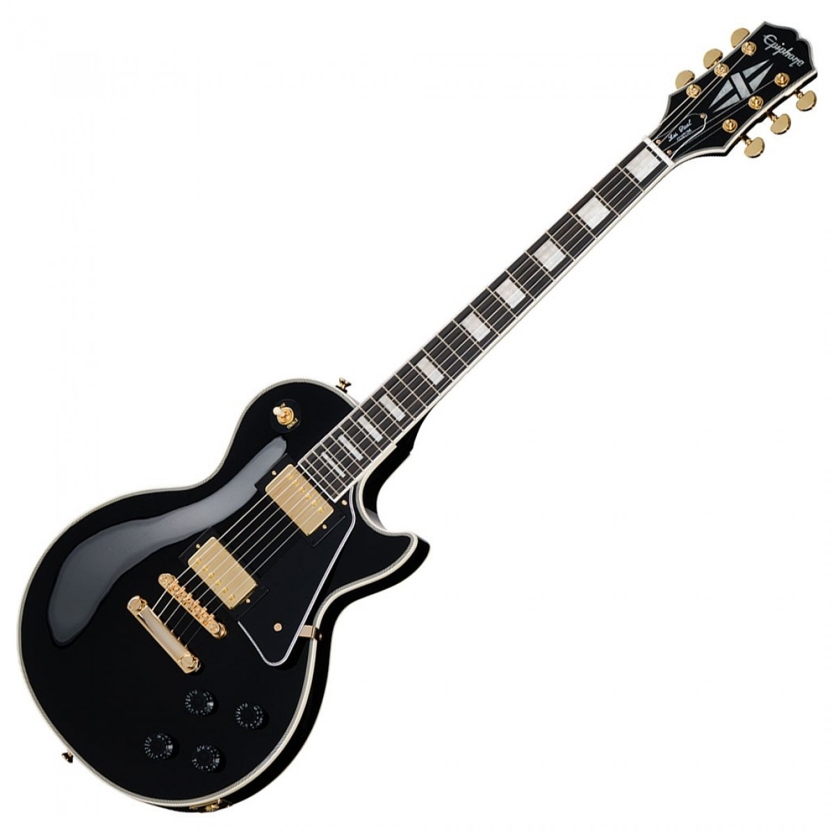 Epiphone Les Paul Custom Inspired by Gibson Ebony - Image 2