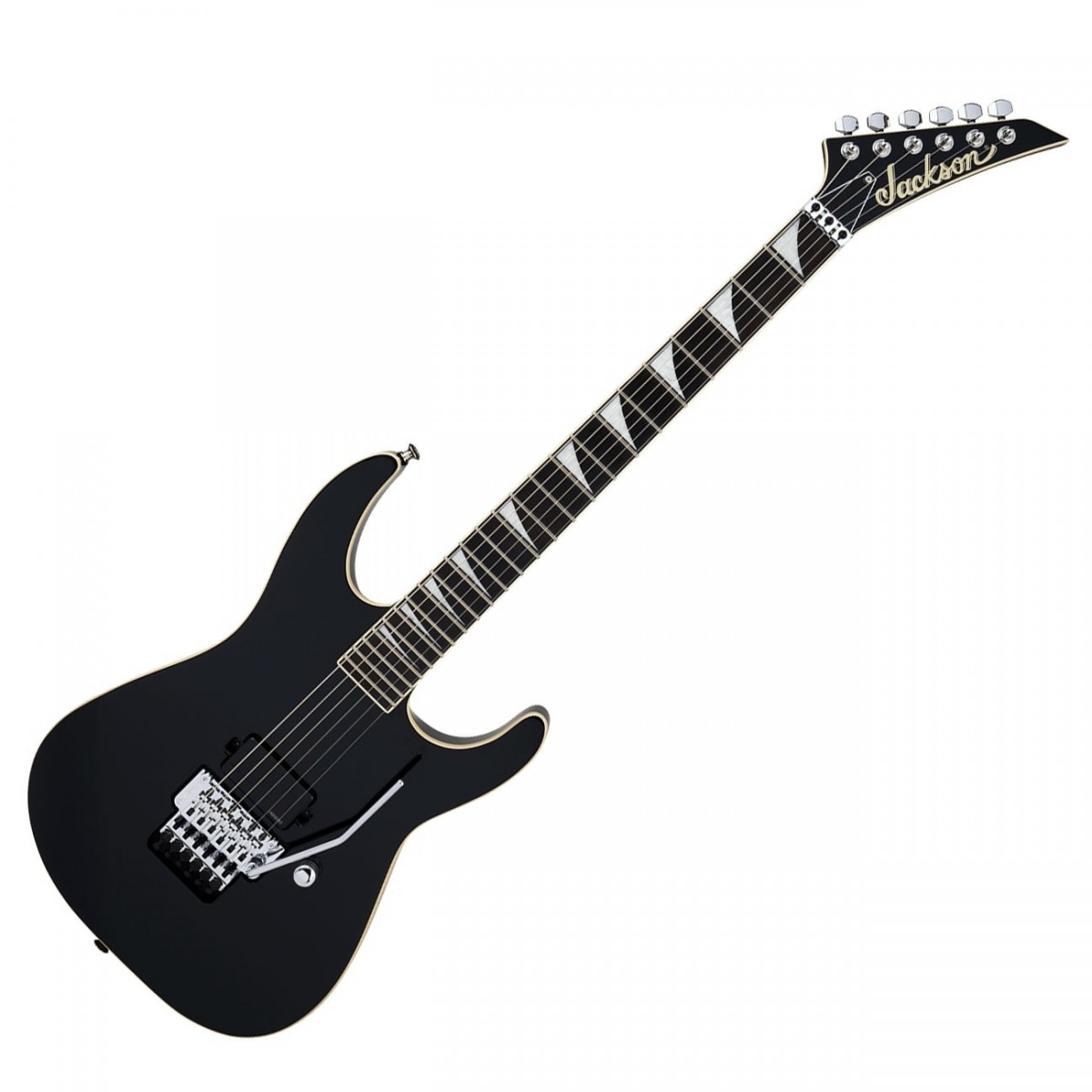 Jackson Pro Plus Pure Metal Limited Edition Soloist SL1A Ebony Fingerboard Gloss Black - Image 2
