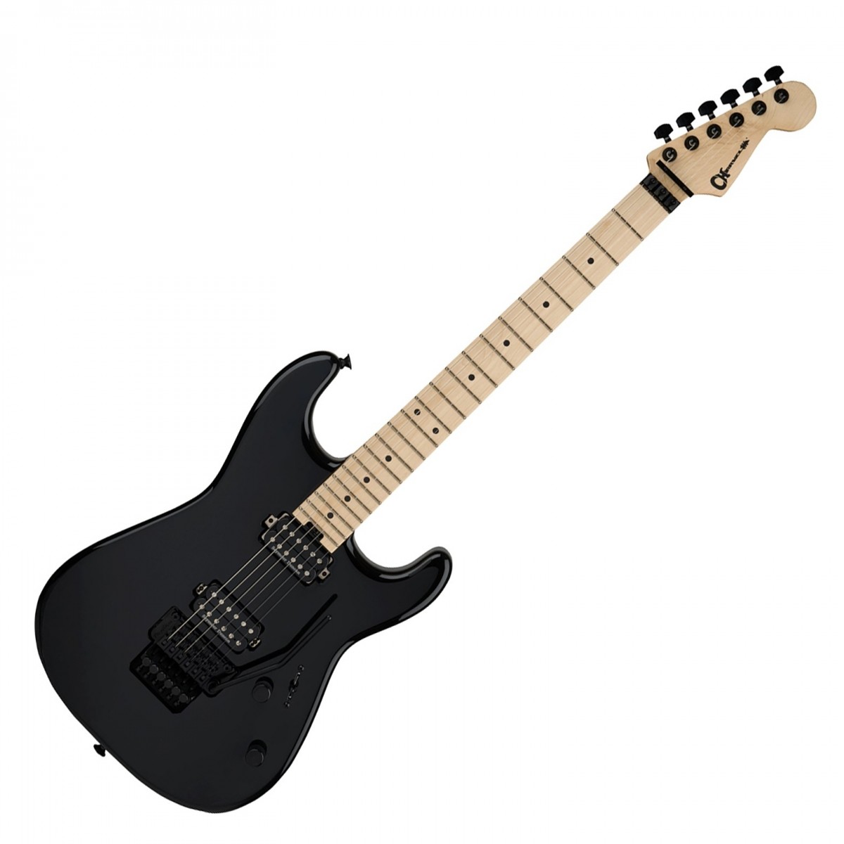 Charvel Pro-Mod San Dimas Style 1 HH FR MPL Gloss Black - Image 2