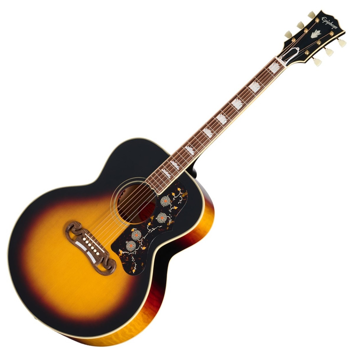 Epiphone 1957 SJ-200 Reissue Vintage Sunburst - Image 2