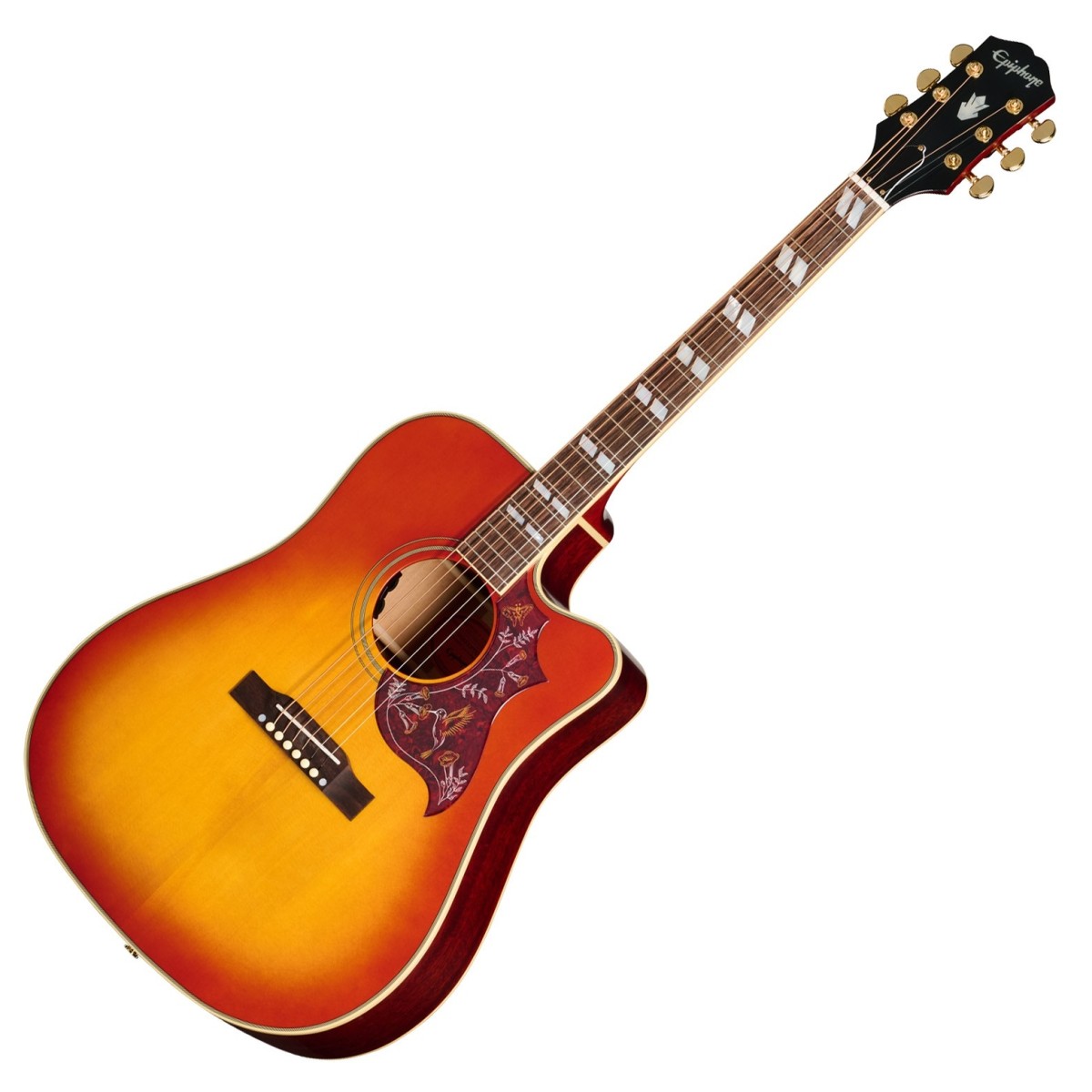 Epiphone Hummingbird Standard EC Cherry Sunburst - Image 2
