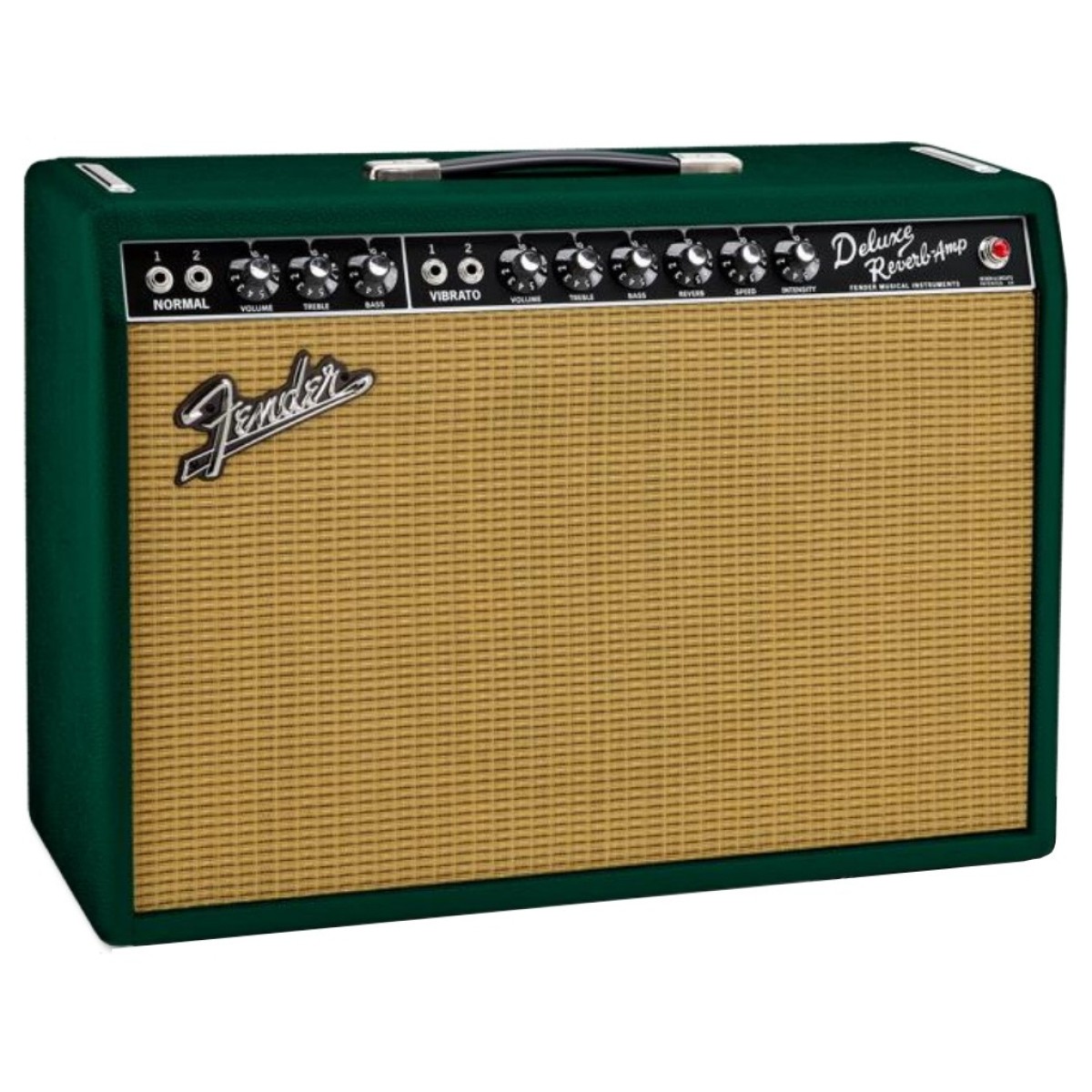 Fender FSR 65 Deluxe Reverb British Racing Green Eminence GA-SC64 speaker - Image 2
