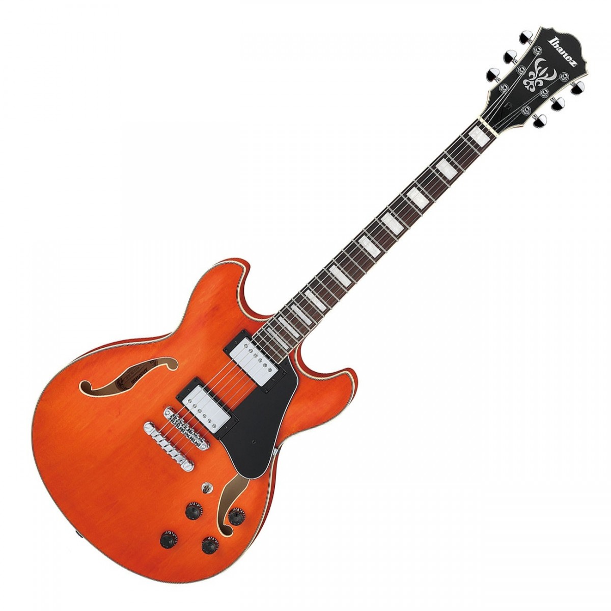 Ibanez AS73 Transparent Tangerine Flat - Image 2