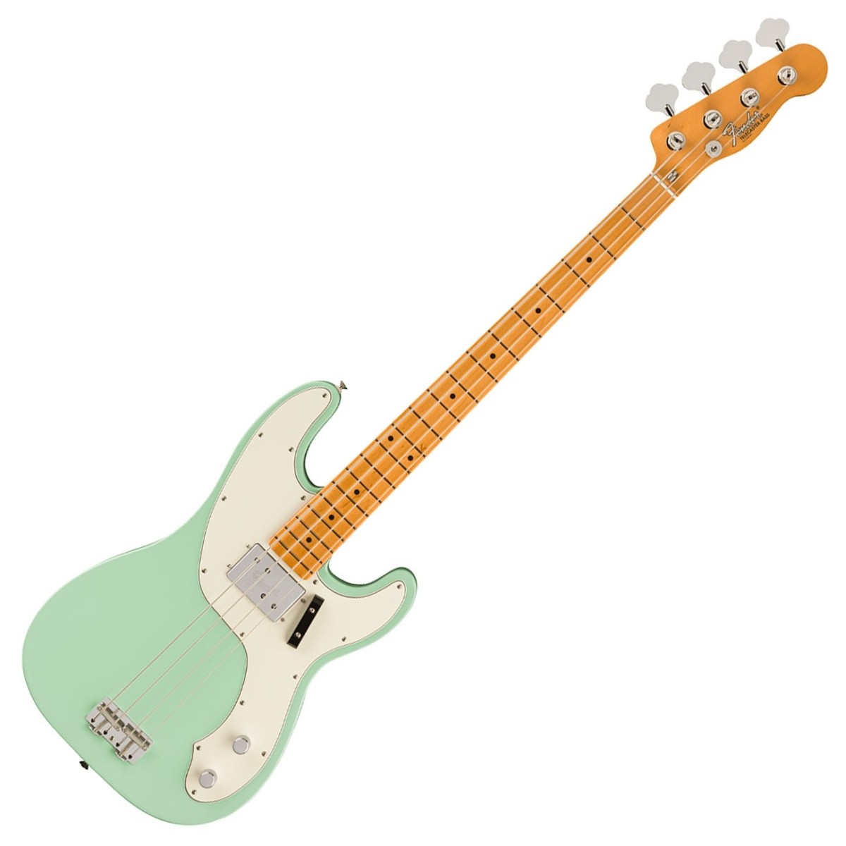 Fender Vintera II 70s Telecaster Bass Maple Fingerboard Surf Green - Image 2
