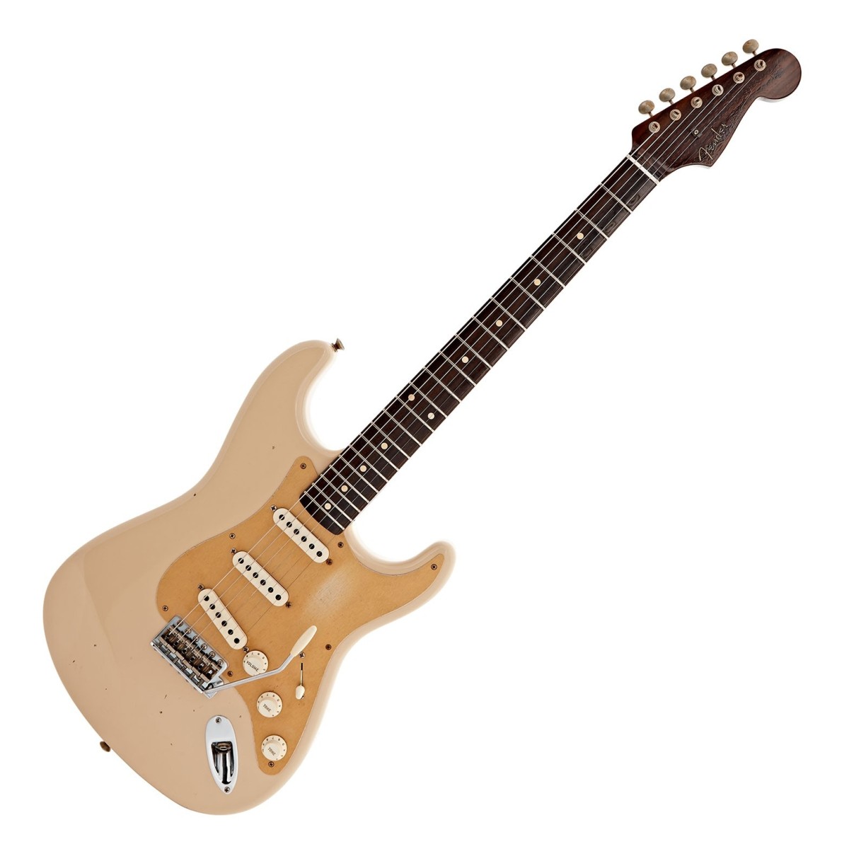 Fender Custom Shop 56 Stratocaster Relic 1 Piece Rosewood Neck Desert Sand #R125636 - Image 2