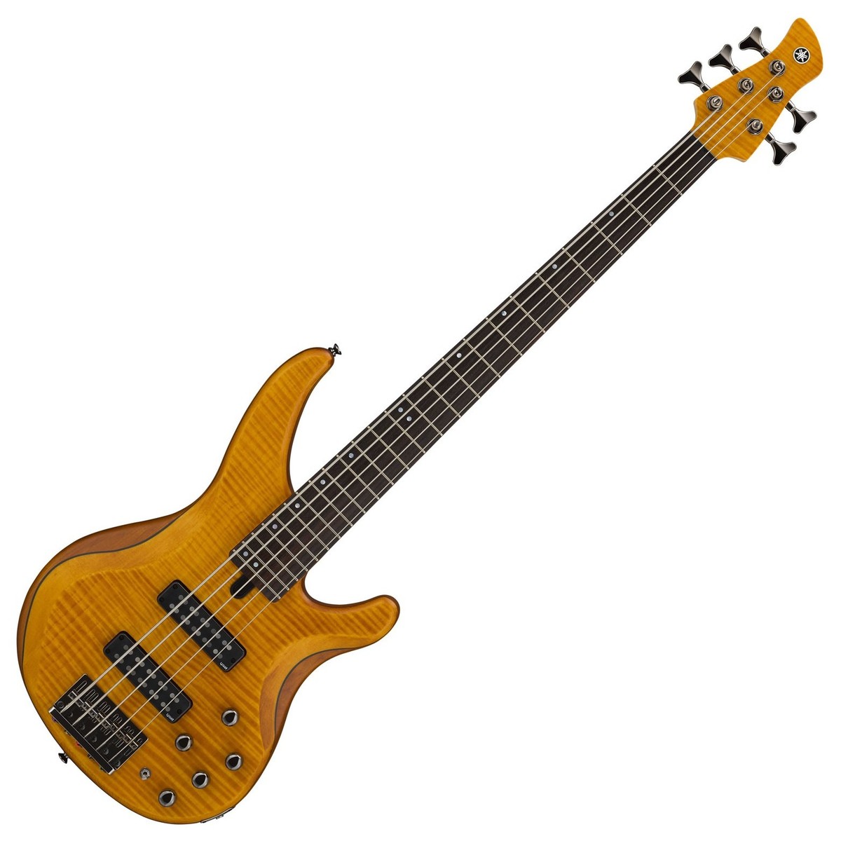 Yamaha TRBX605FM 5-String Bass Matte Amber - Image 2