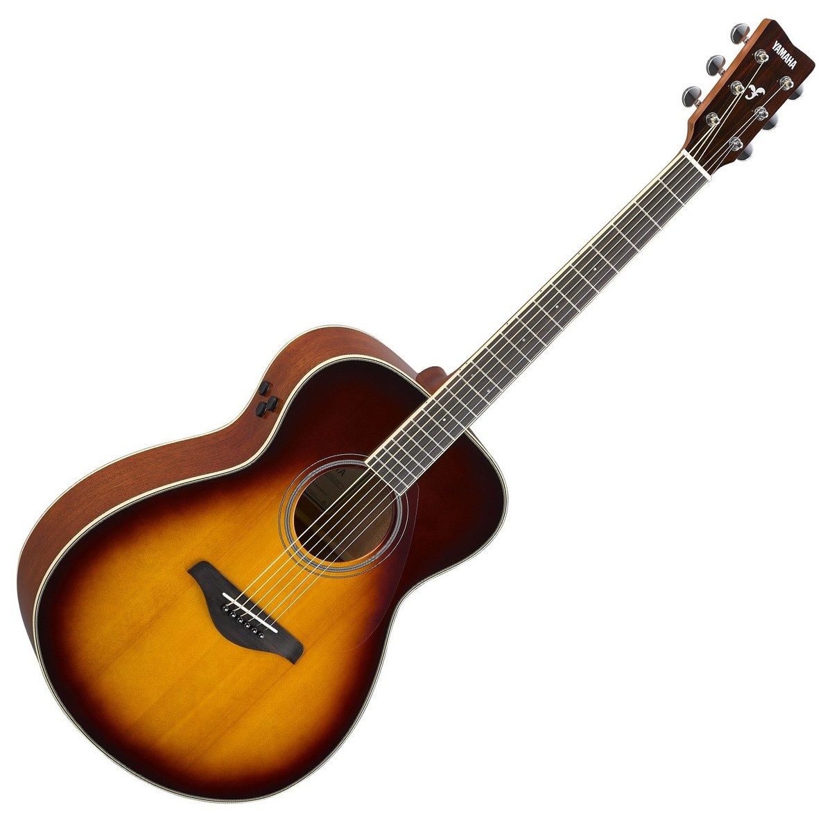 Yamaha FS-TA TransAcoustic Guitar Brown Sunburst - Image 2