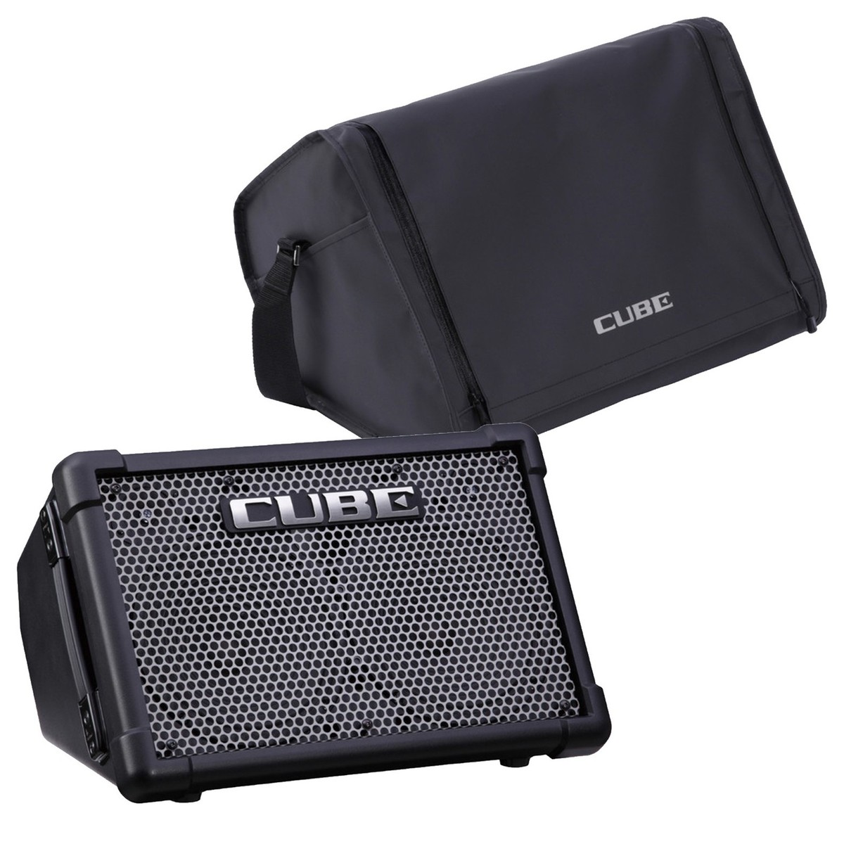 Roland CUBE Street EX Battery Powered Stereo Amplifier w/ Case - Image 2