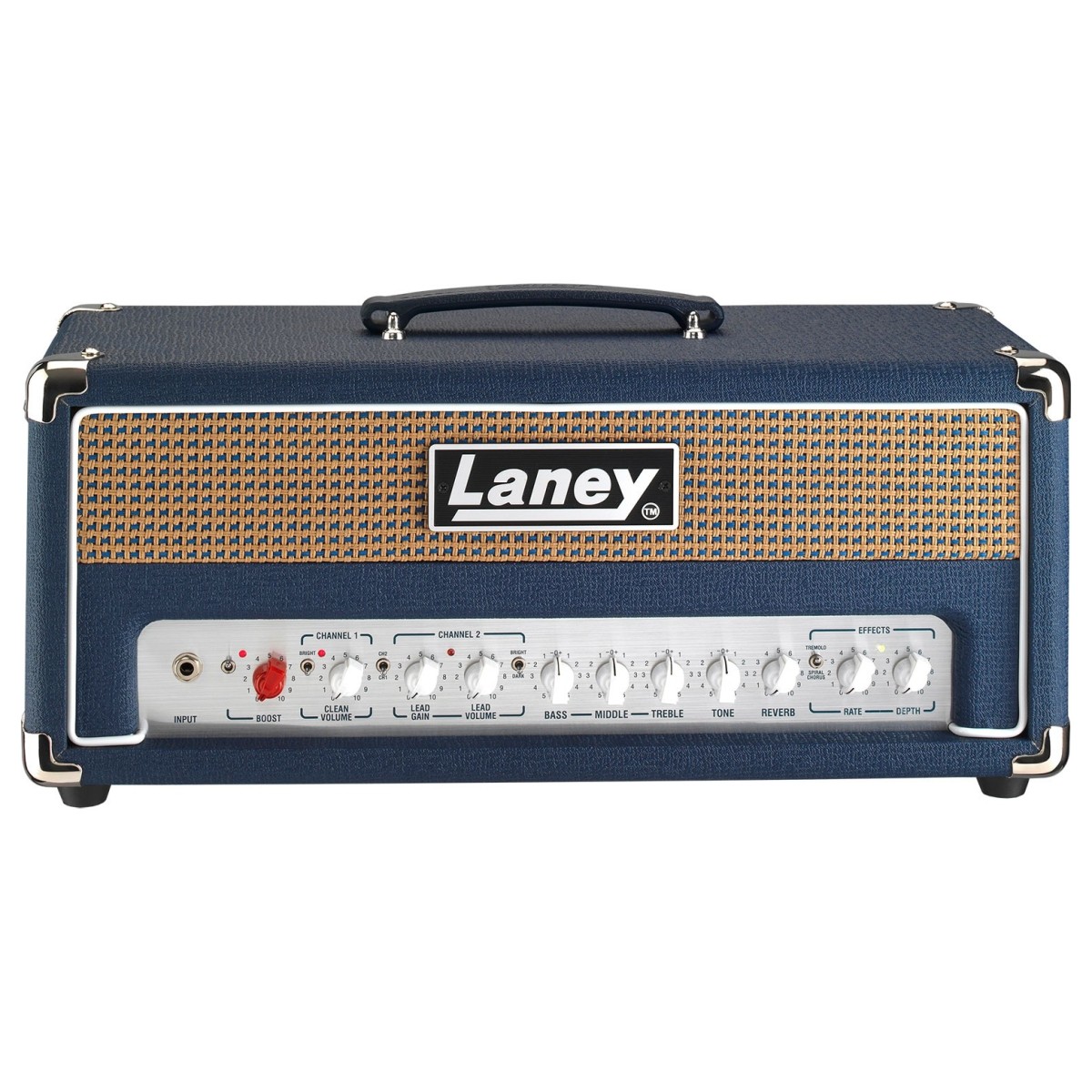 Laney Lionheart Foundry Series Supertop- Guitar Amplifier Head 120 watt with Reverb Tremolo & Chorus - Image 2
