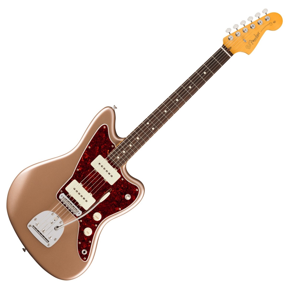Fender American Professional Classic Jazzmaster RW Faded Firemist Gold - Image 2