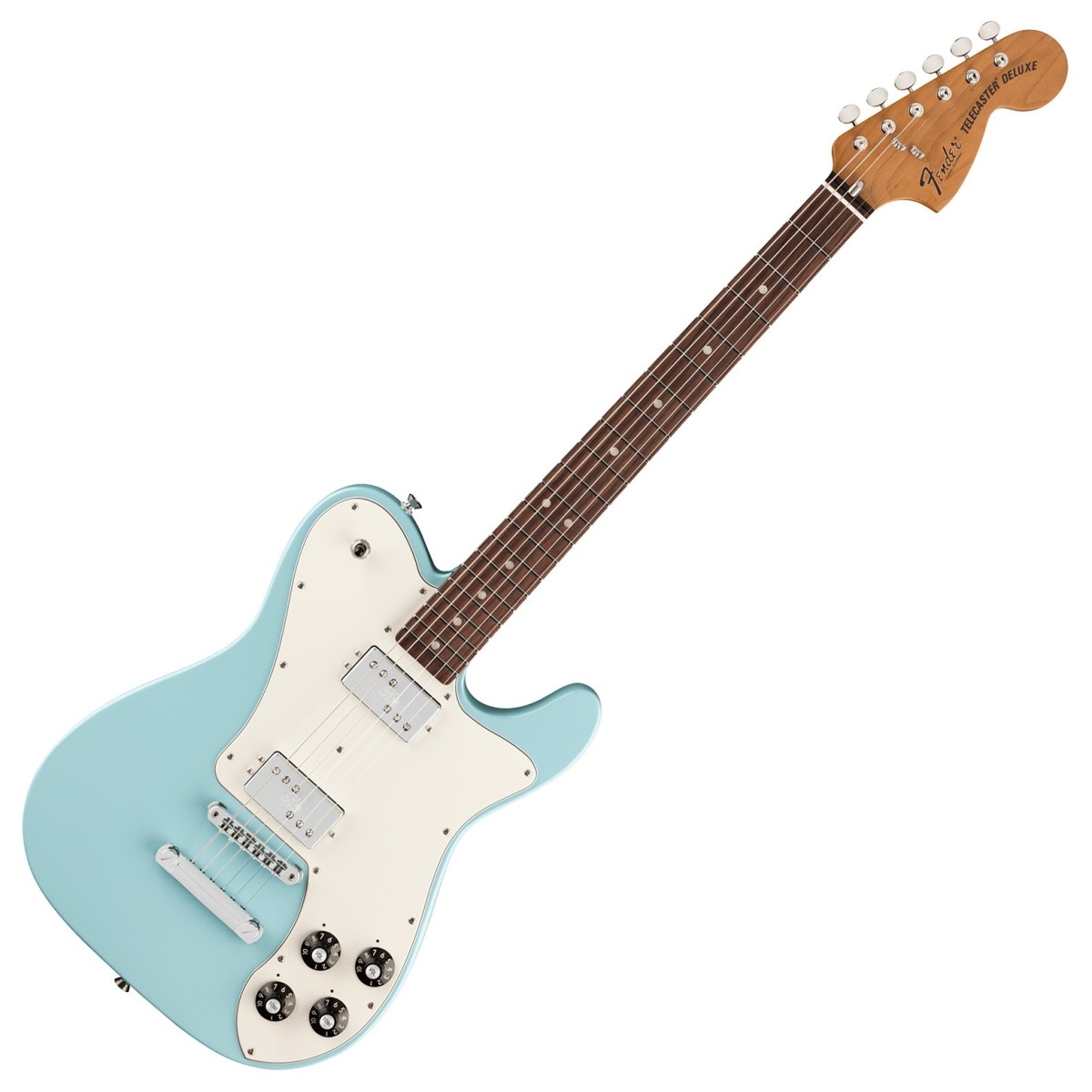 Fender Kingfish Delta Day Telecaster Deluxe RW Daphne Blue - Image 2