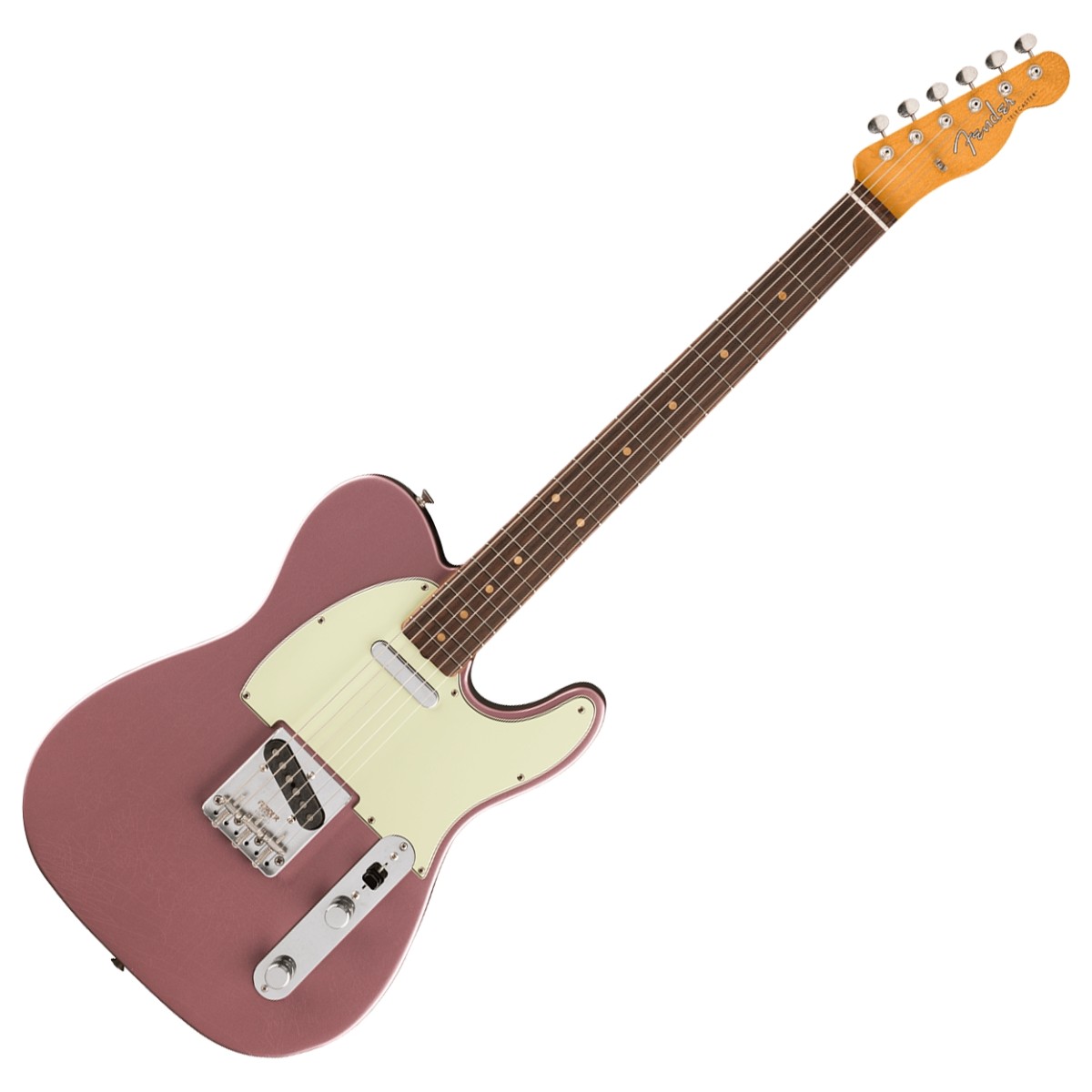 Fender Vintera II Road Worn 60s Telecaster RW Burgundy Mist Metallic - Image 2