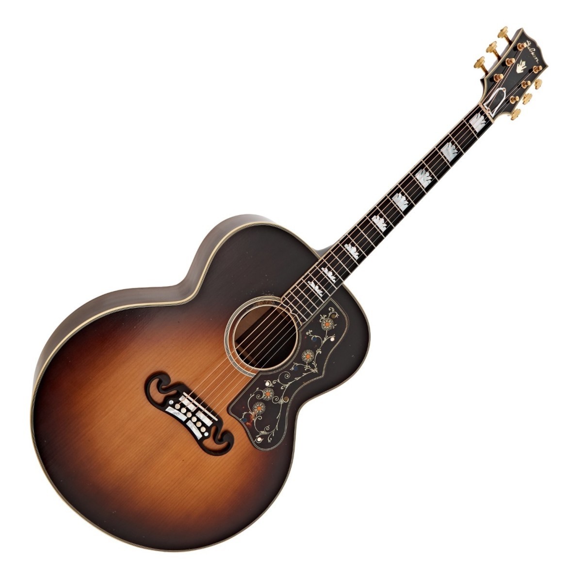 Gibson Custom Prewar SJ-200 Rosewood Light Aged Vintage Sunburst #21875016 - Image 2