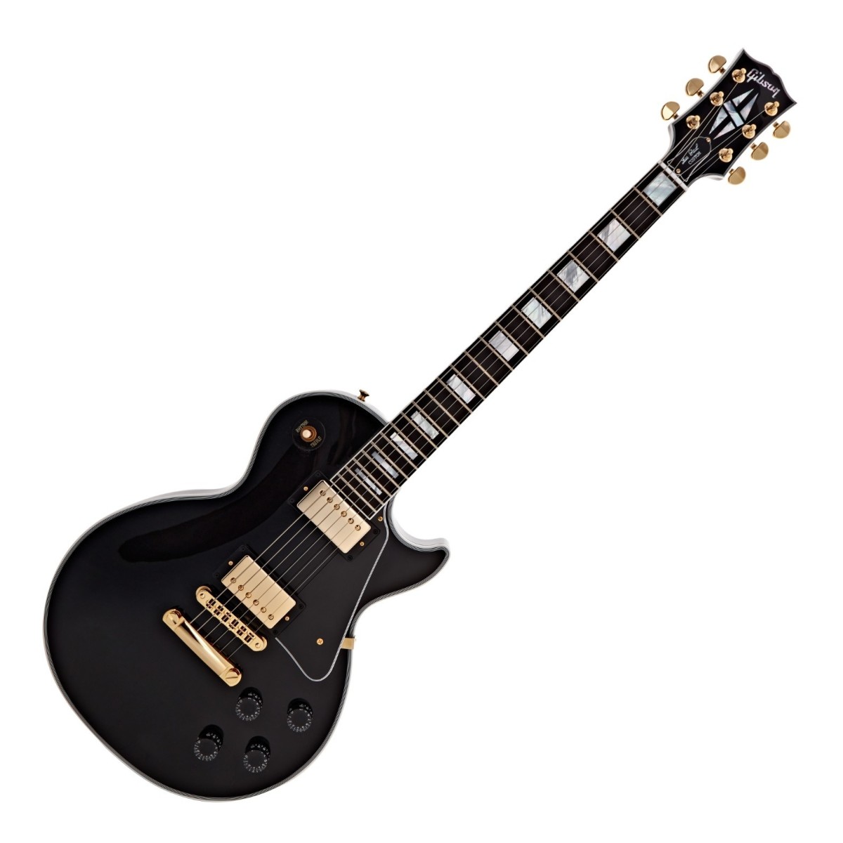 Gibson Custom Les Paul Custom Ebony #404622 - Image 2