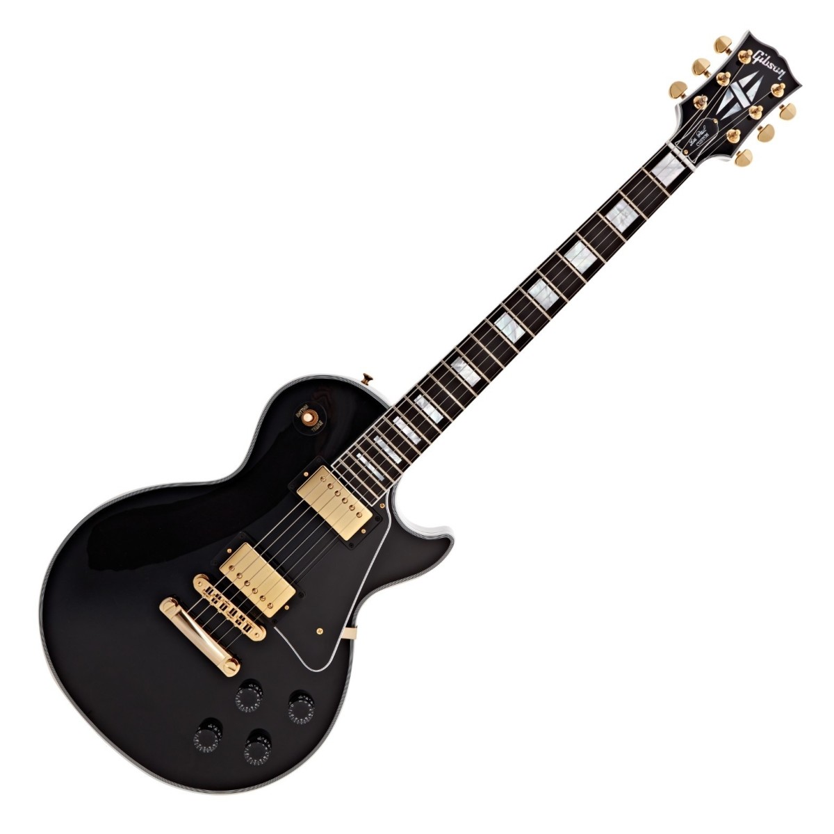 Gibson Custom Les Paul Custom Ebony #403592 - Image 2