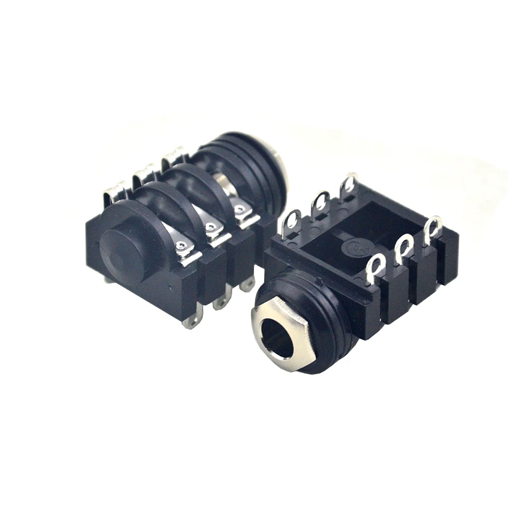 12PCS LANDTONE 1/4 6.35 mm Stereo Jack Socket INPUT or Output Jack Guitar Effects Pedals Parts